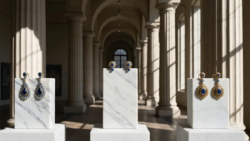 Influences culturelles sur les boucles d'oreilles en saphir