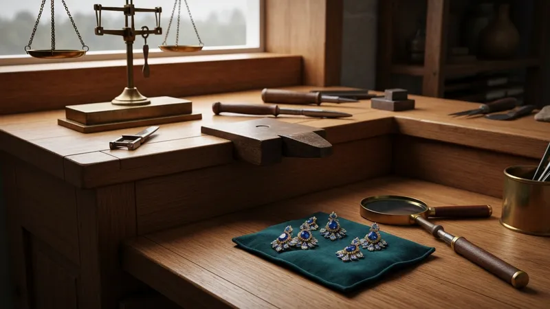 Les artisans bijoutiers du passé spécialisés en saphir